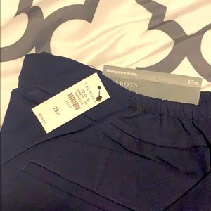 Talbots Hampshire Pants Navy 18W